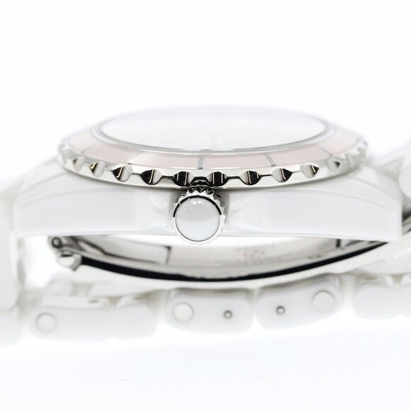 CHANEL J12 H4466 8P diamond white Dial Quartz Ladies Watch - Picture 8 of 11